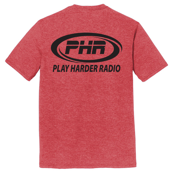 Play Harder Shirt - black & white logo